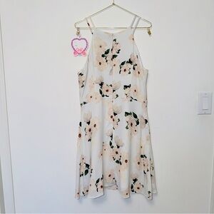 Romantic Floral Midi Dress
